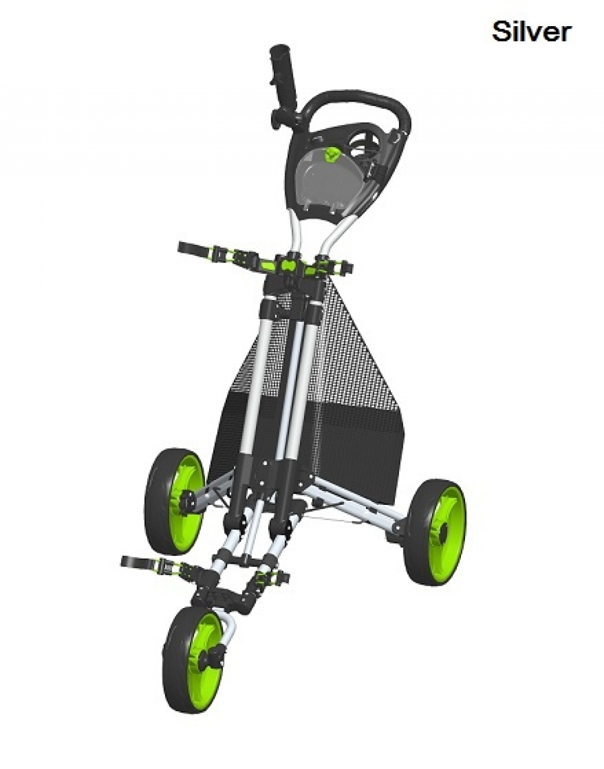 Spin It GCPro II Easy Fold Push Golf Cart | RockBottomGolf.com